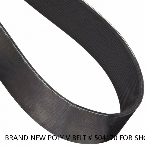 BRAND NEW POLY V BELT # 504170 FOR SHOPSMITH MARK V 500 510 520 MADE IN USA!