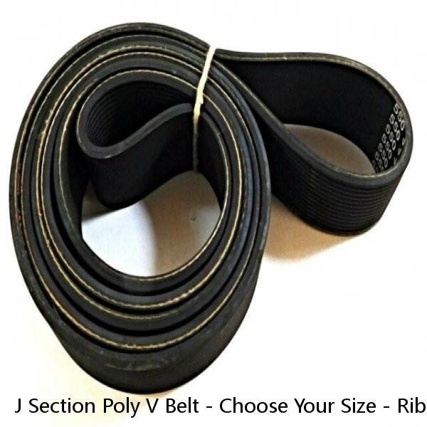 J Section Poly V Belt - Choose Your Size - Rib Count 